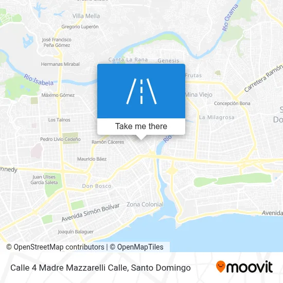 Mapa de Calle 4 Madre Mazzarelli Calle