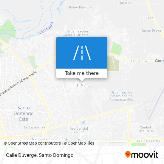 Calle Duverge map