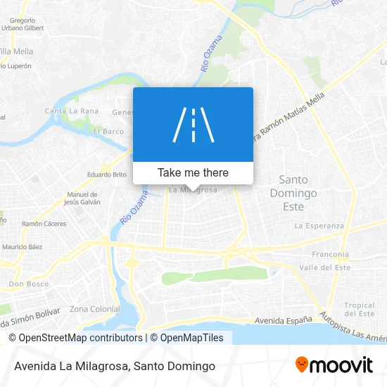 Avenida La Milagrosa map