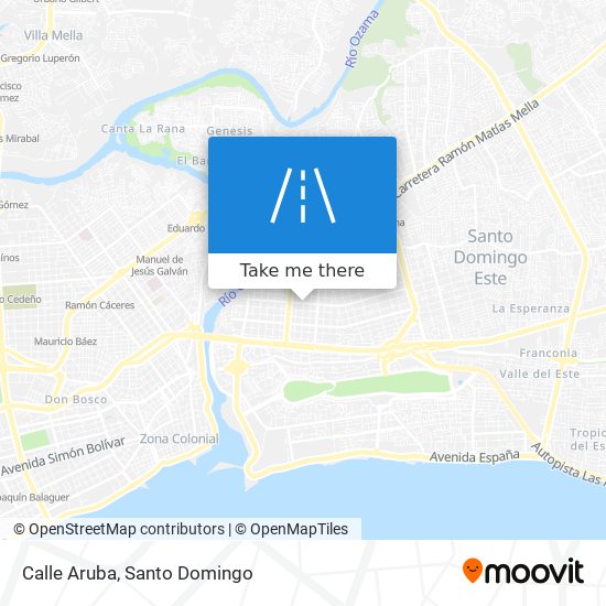 Calle Aruba map