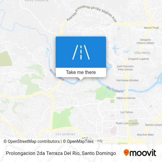 Prolongacion 2da Terraza Del Rio map