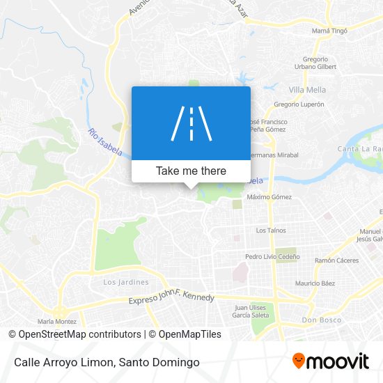 Mapa de Calle Arroyo Limon