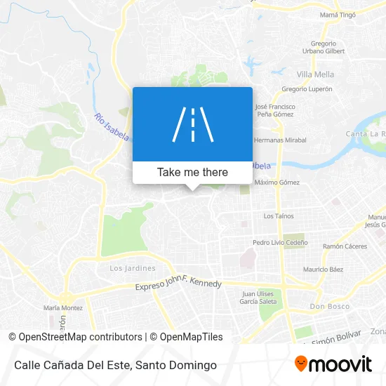 Mapa de Calle Cañada Del Este