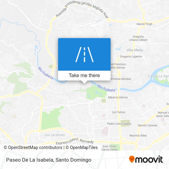 Paseo De La Isabela map