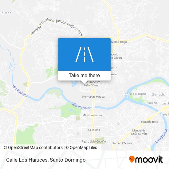 Mapa de Calle Los Haitices