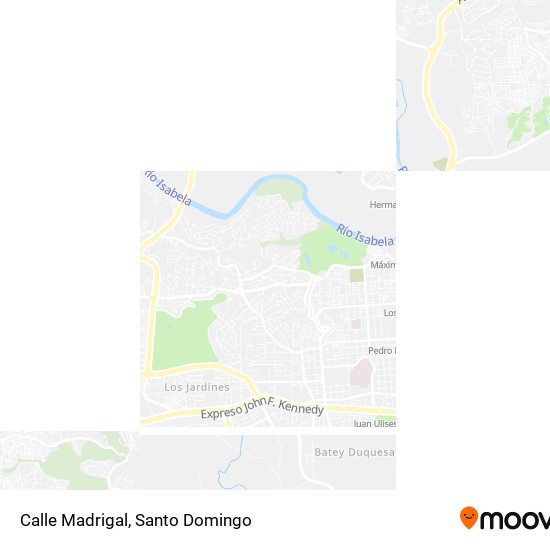 Calle Madrigal map