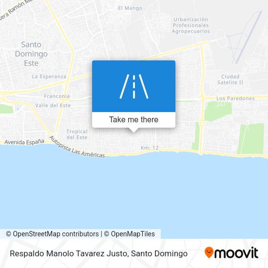 Respaldo Manolo Tavarez Justo map