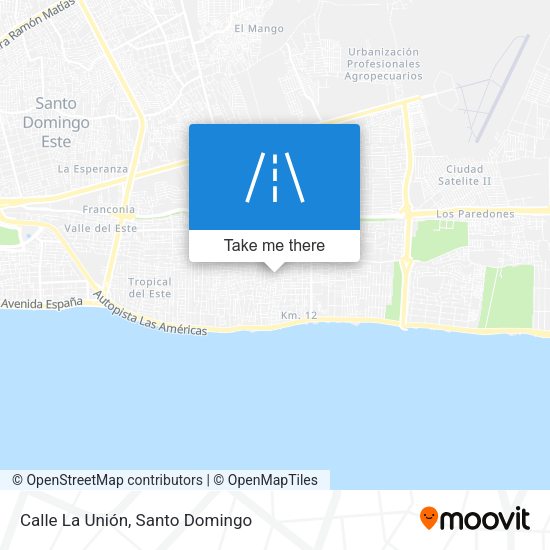 Mapa de Calle La Unión