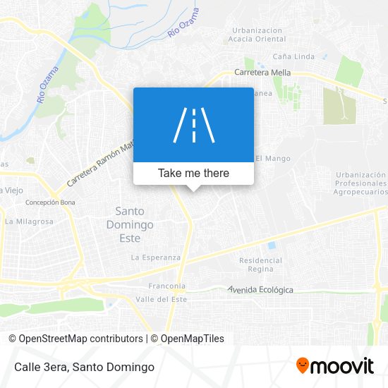 Mapa de Calle 3era