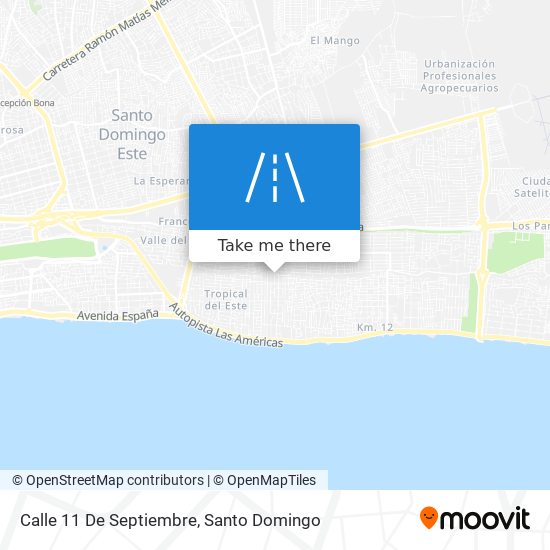 Calle 11 De Septiembre map