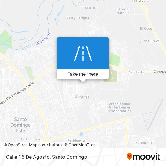 Calle 16 De Agosto map