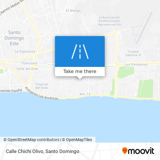 Calle Chichi Olivo map