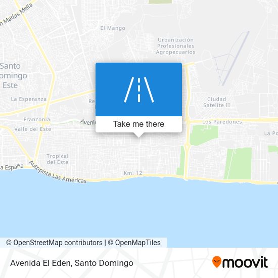 Avenida El Eden map