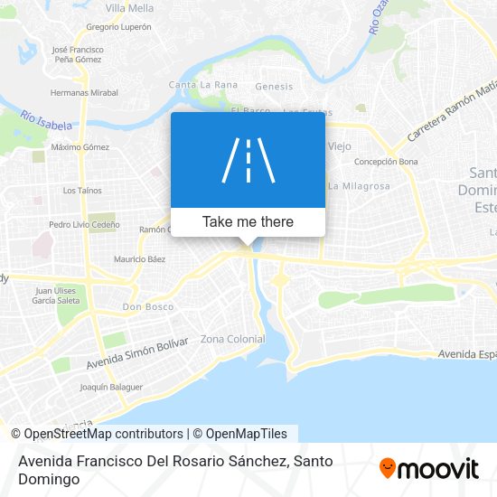 Avenida Francisco Del Rosario Sánchez map