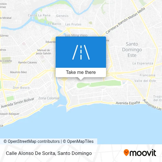 Mapa de Calle Alonso De Sorita