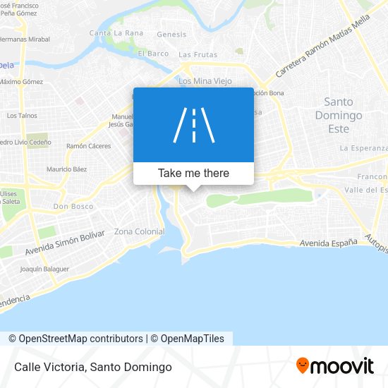 Calle Victoria map