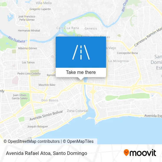 Mapa de Avenida Rafael Atoa