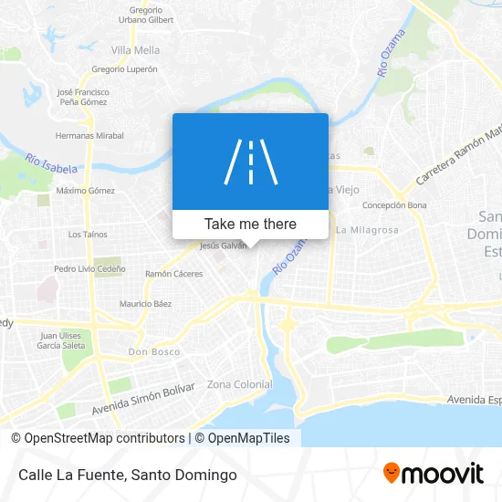 Mapa de Calle La Fuente