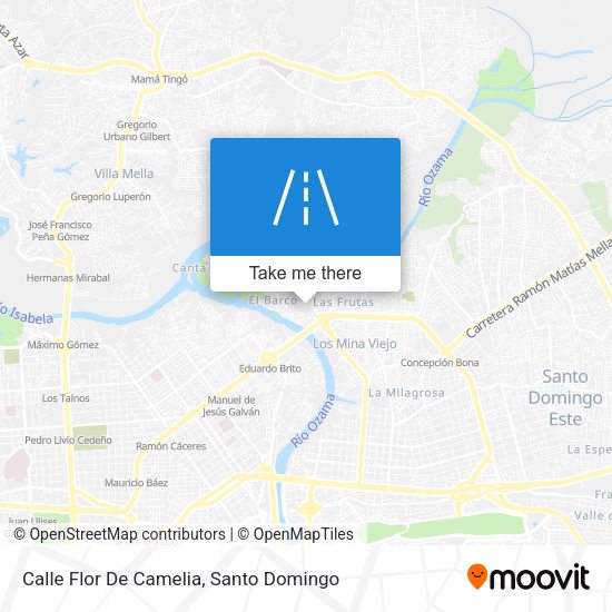 Mapa de Calle Flor De Camelia