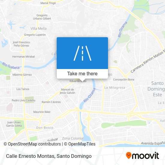 Calle Ernesto Montas map