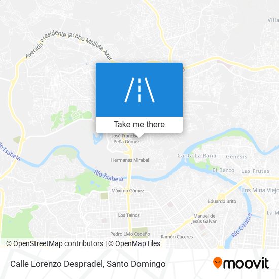 Calle Lorenzo Despradel map
