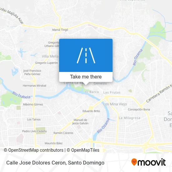 Mapa de Calle Jose Dolores Ceron