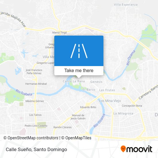 Calle Sueño map