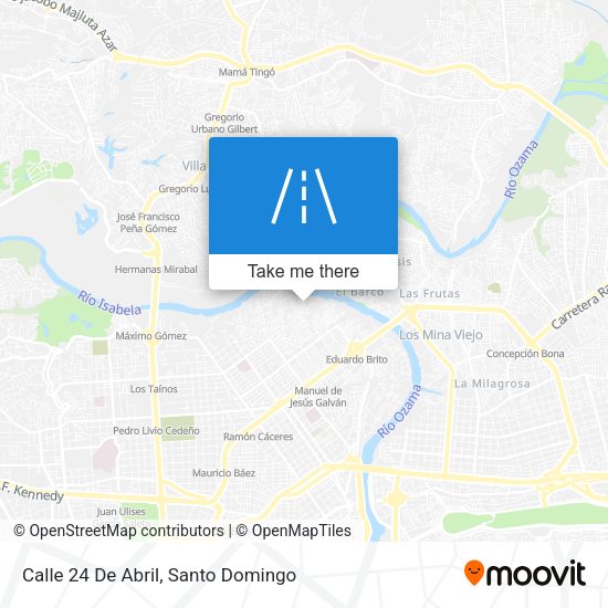 Calle 24 De Abril map