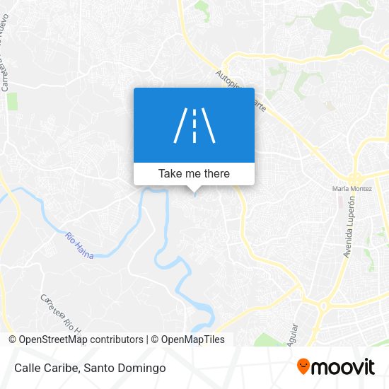 Mapa de Calle Caribe