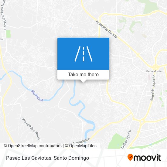Paseo Las Gaviotas map