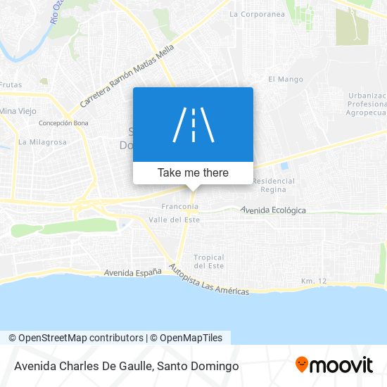 Avenida Charles De Gaulle map