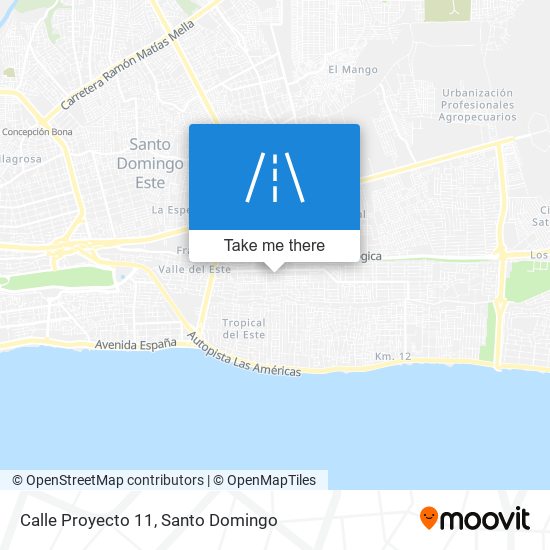 Mapa de Calle Proyecto 11