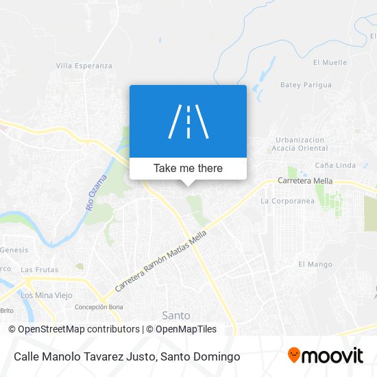 Calle Manolo Tavarez Justo map