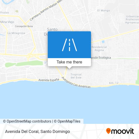 Mapa de Avenida Del Coral