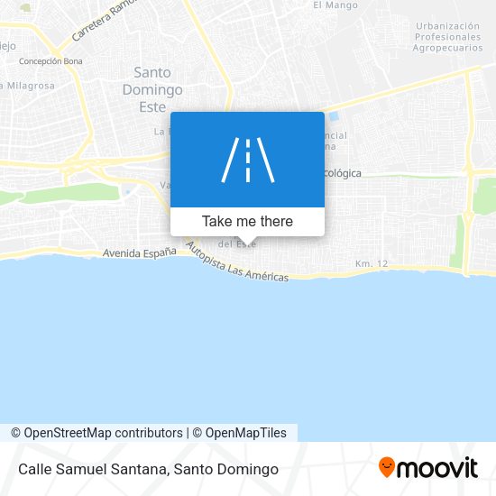 Calle Samuel Santana map