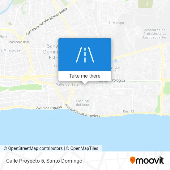 Calle Proyecto 5 map