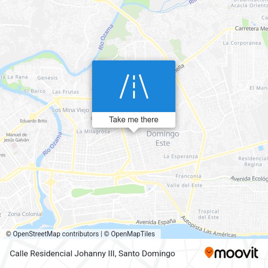 Mapa de Calle Residencial Johanny III