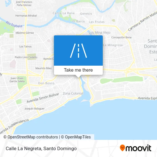 Mapa de Calle La Negreta