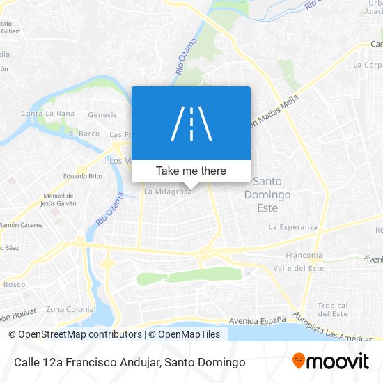 Mapa de Calle 12a Francisco Andujar