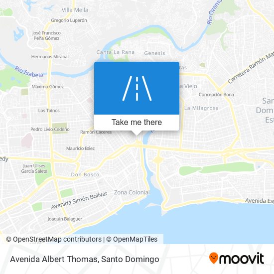 Avenida Albert Thomas map