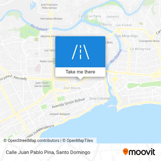 Calle Juan Pablo Pina map