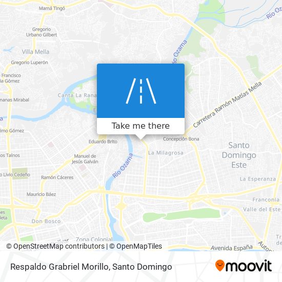 Respaldo Grabriel Morillo map