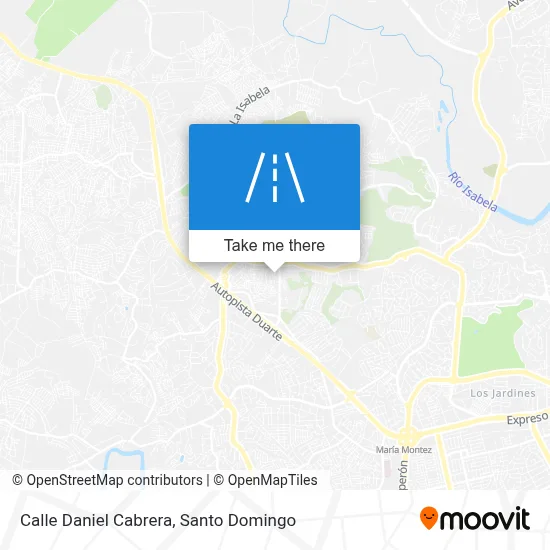 Calle Daniel Cabrera map