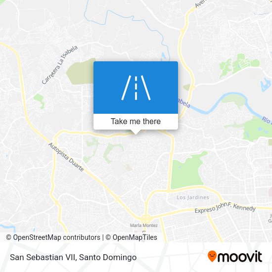 San Sebastian VII map