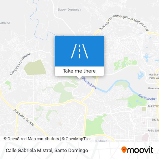 Calle Gabriela Mistral map