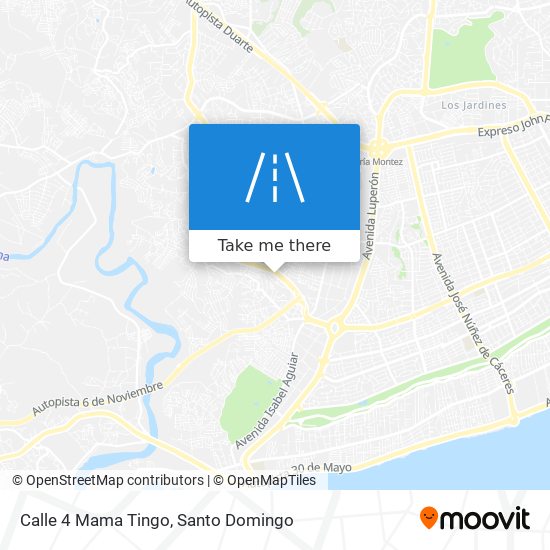 Calle 4 Mama Tingo map