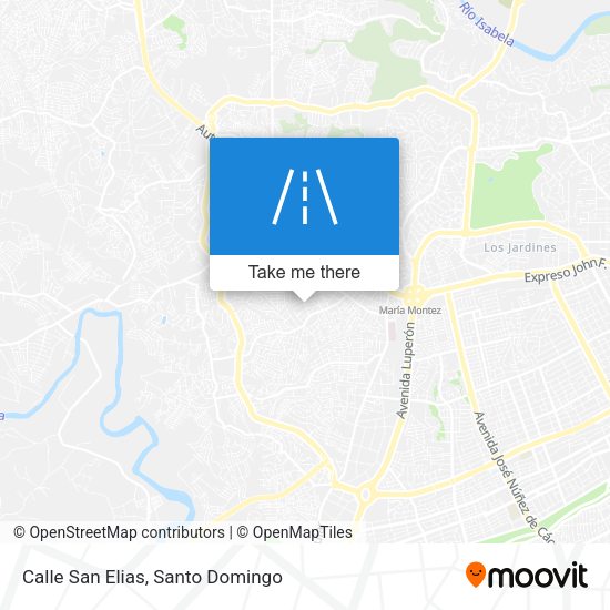 Calle San Elias map