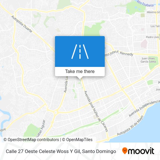 Mapa de Calle 27 Oeste Celeste Woss Y Gil