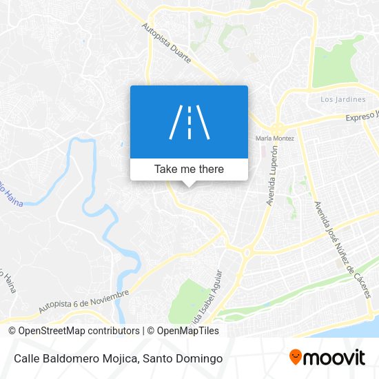 Mapa de Calle Baldomero Mojica