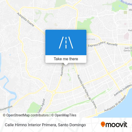 Mapa de Calle Himno Interior Primera
